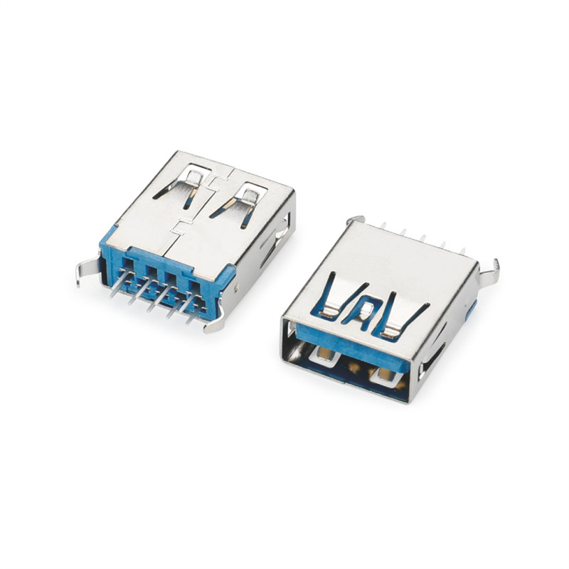 USB3.0AF180度弯脚