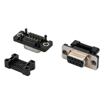 DB-9PF-压排-二件式-内扣母座.