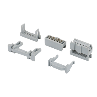 灰FC--IDC-10P-全镍--三件式-蝴蝶扣