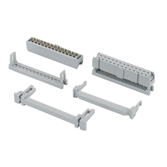 灰FC--IDC-26P-全镍--三件式-蝴蝶扣