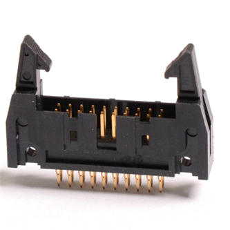 2.54mm 压接式 免焊式牛角 长短耳扣