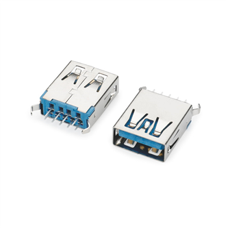 USB3.0AF180度弯脚