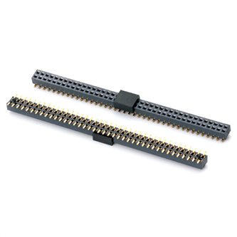 2.0mm双排SMT排母加夹持盖