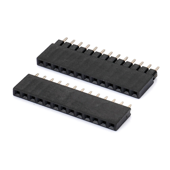 2.54mm180度单排排母